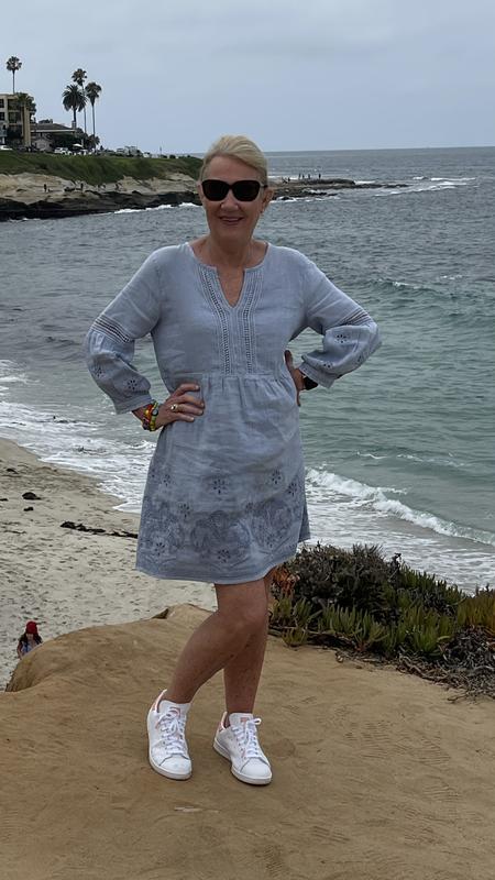 Tommy Bahama St. Lucia Split Neck Dress Swim Cover-Up | Bloomingdale's Women