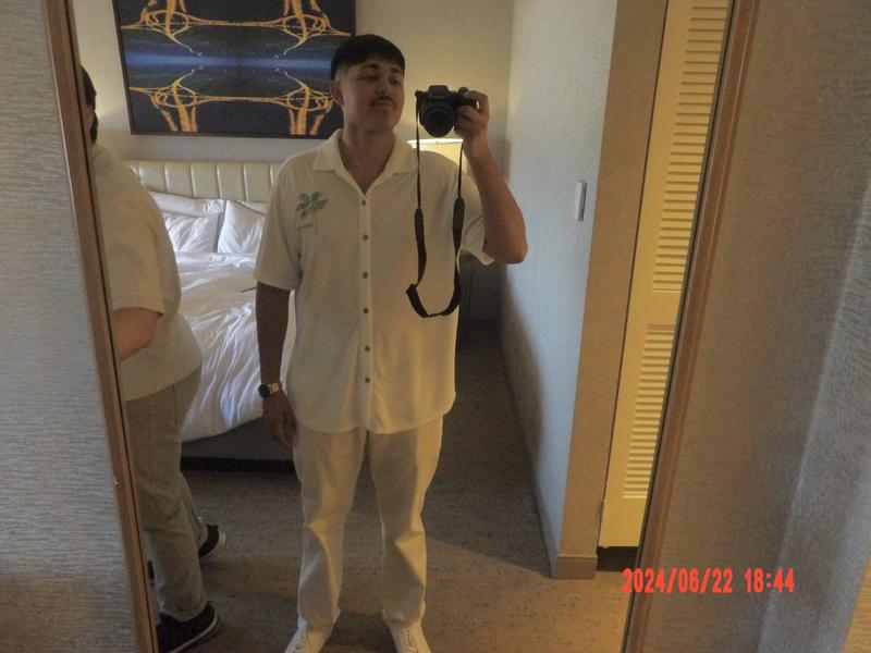 Customer photo for "Tommy Bahama has the best pants!"
