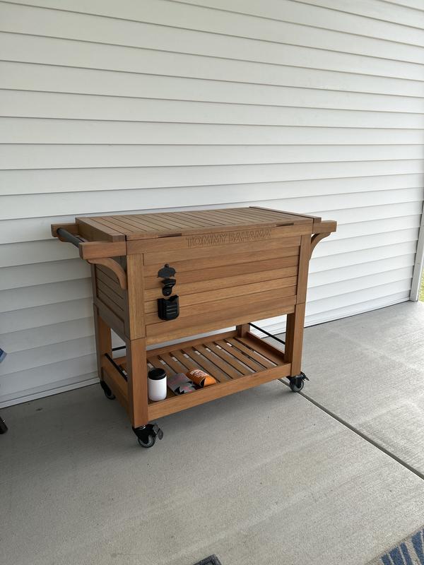 Tommy bahama best sale wooden cooler costco