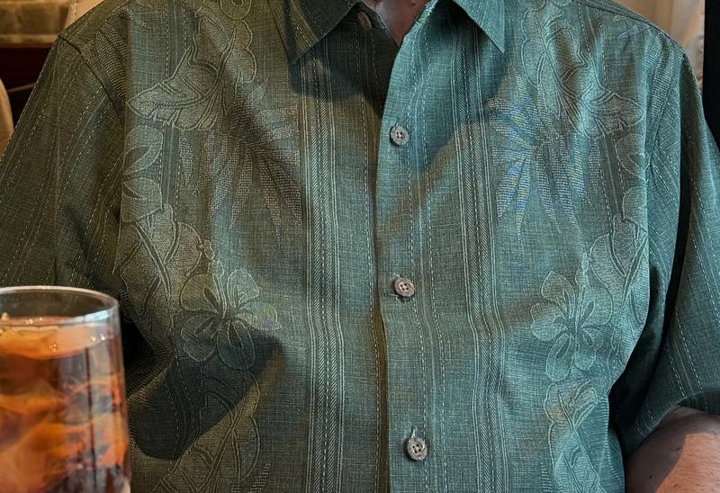Customer photo for "Green Camp Shirt"