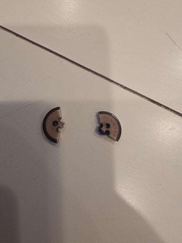 Customer photo for "Bad buttons"