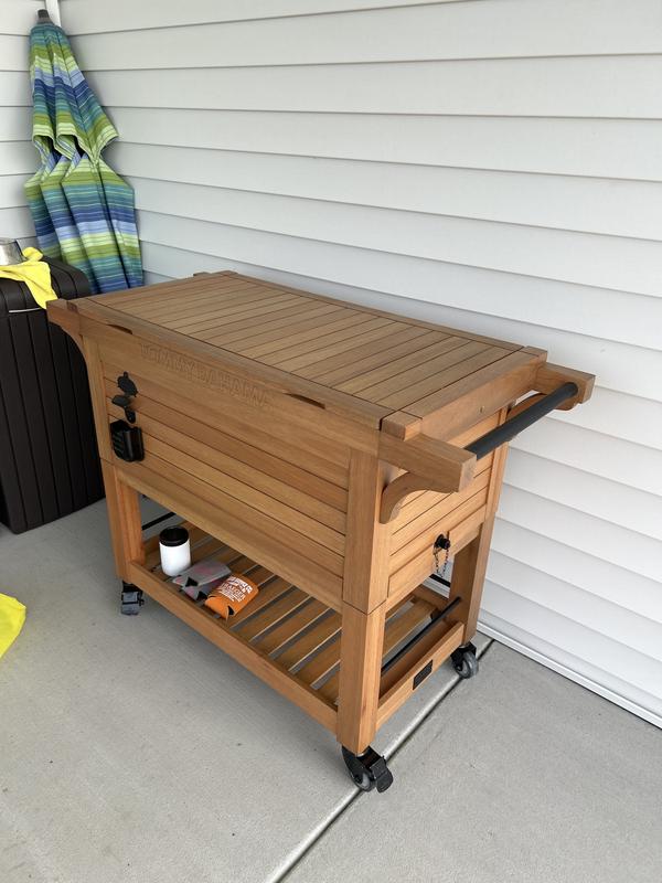 Tommy bahama wood cooler costco hot sale