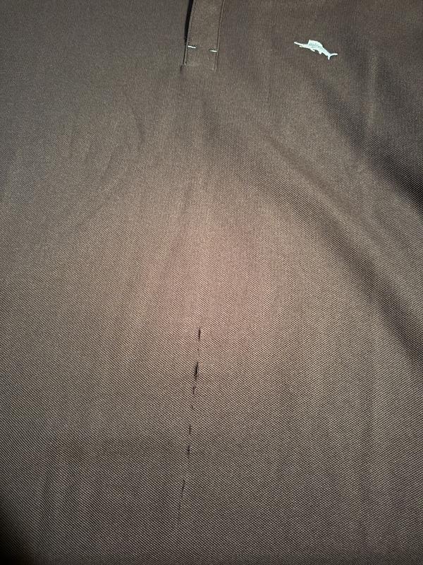 Customer photo for "Arrived with huge holes"