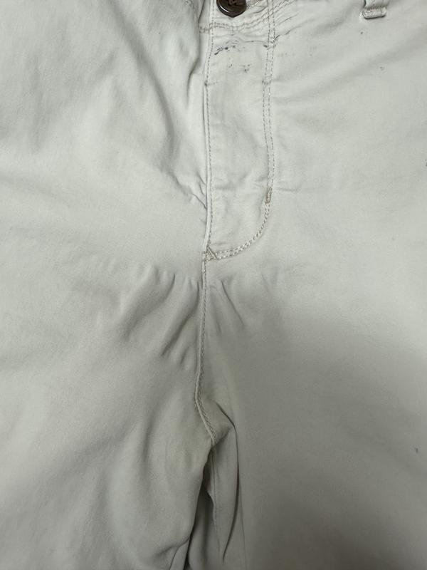 Customer photo for "Weird fabric pulling in crotch area."