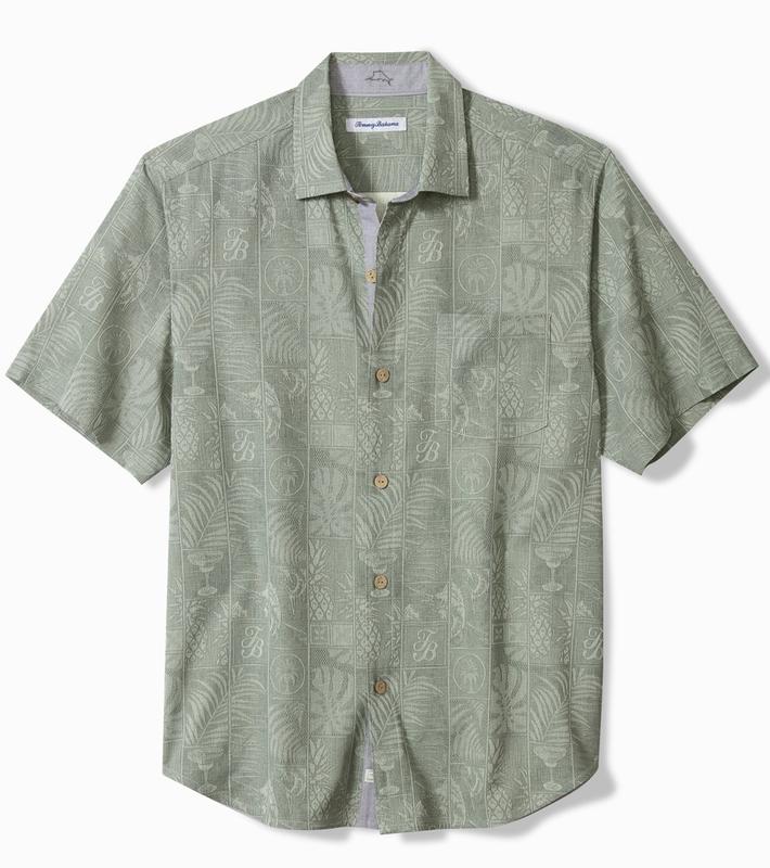 Fairview Fronds Silk Camp Shirt
