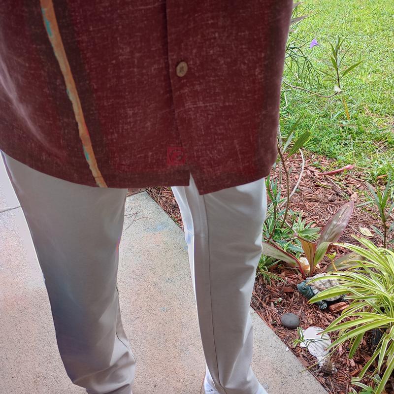 Customer photo for "Most comfortable and nice pants I've ever bought!"