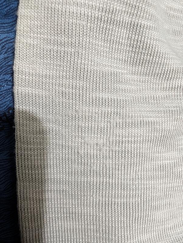 Customer photo for "Elbow wear on new Tobago Bay garmet"
