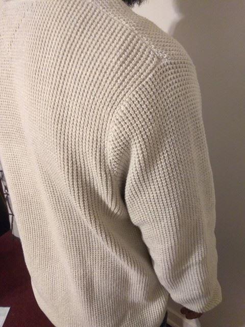 The quality and richness of the material is to-die for. The creamy color is so very captivating. This is some of the best of Tommy.