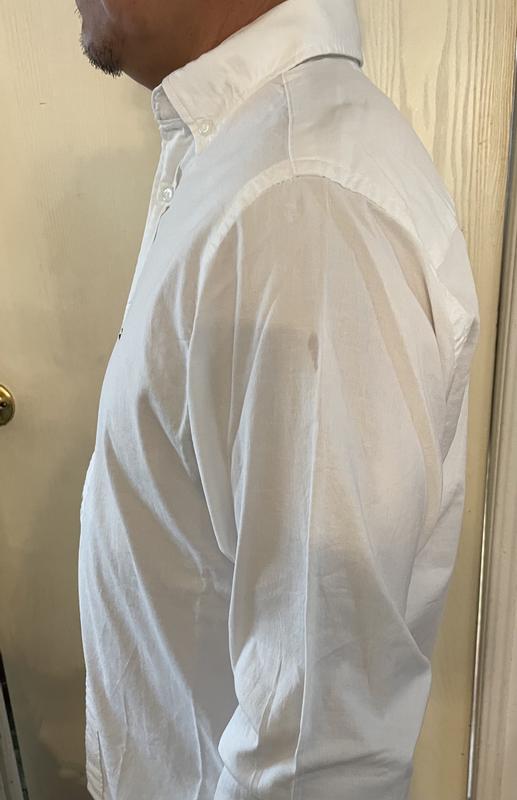 I will say by the end of the day it was wrinkly, because it was late and I was leaning on the sofa.