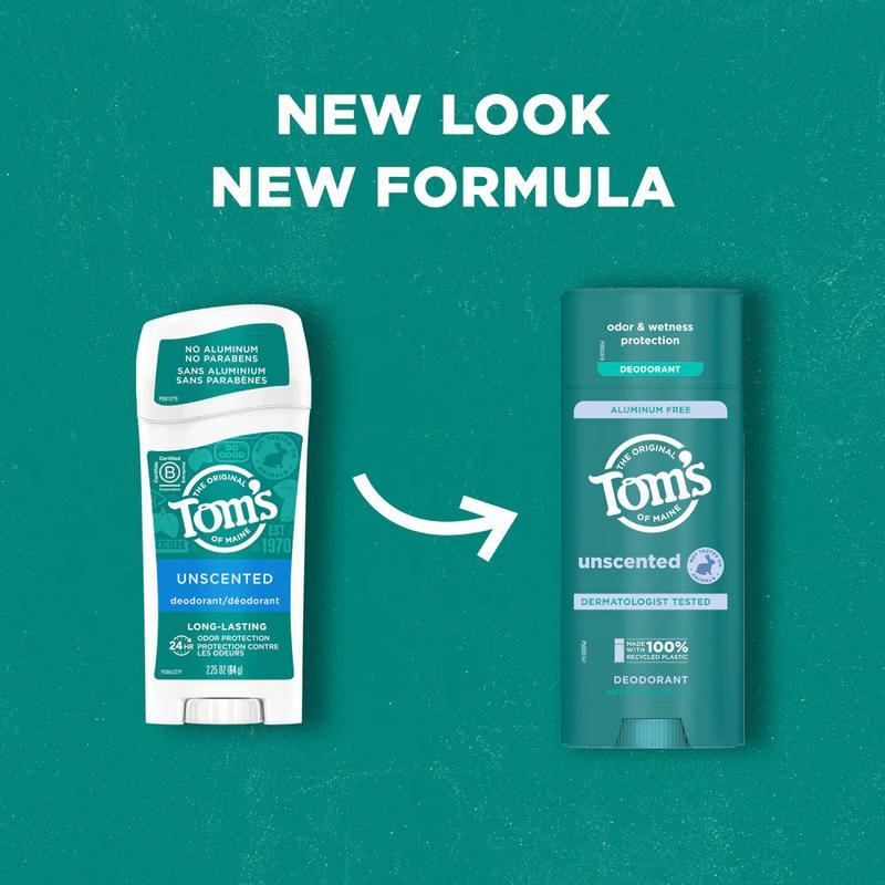 Unscented Aluminum Free Deodorant – Tom's of Maine