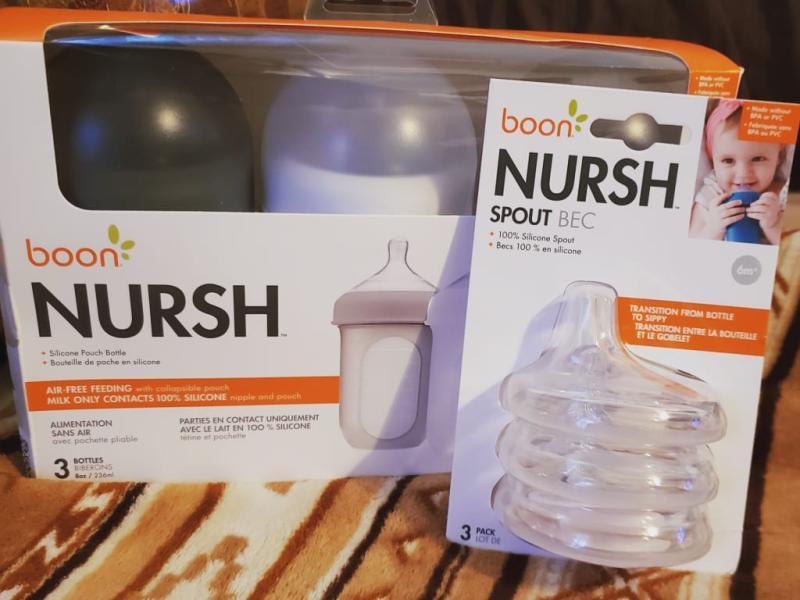 The Only Baby Bottle You Need : Boon NURSH