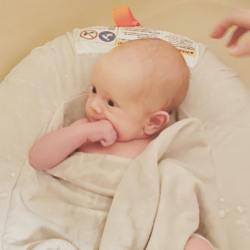 Our Little One Enjoying It