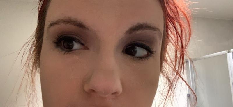 Ignore my eyebrows please, this was after sleeping in it by accident