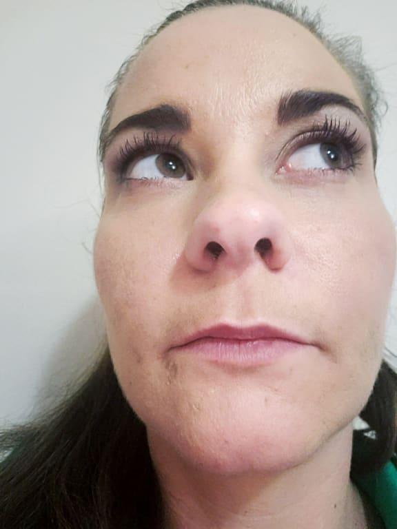 To the corner to the walls to the floors the black better than sex diamonds keeps me from wearing fake lashes! Used a born this way foundation.