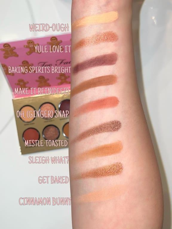 Pink gingerbread palette