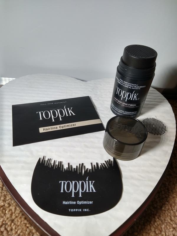 Toppik Dark Brown Hair Building Fibers .42 oz | Hair Building Fibers