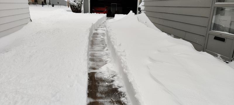 First big snowfall of 2022 - First path out