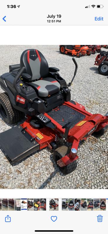 Toro best sale titan 75301