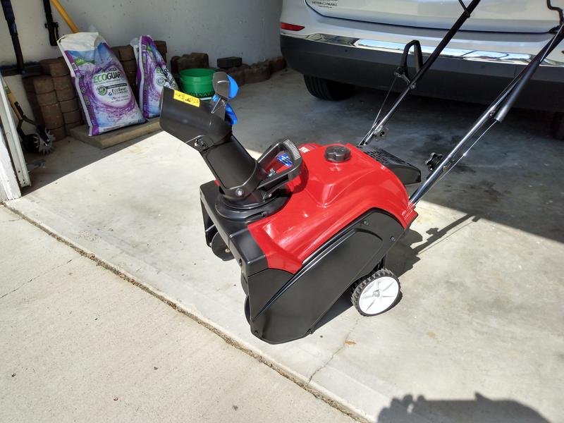 The Toro Clear 518 ZE single stage Snow Blower features an