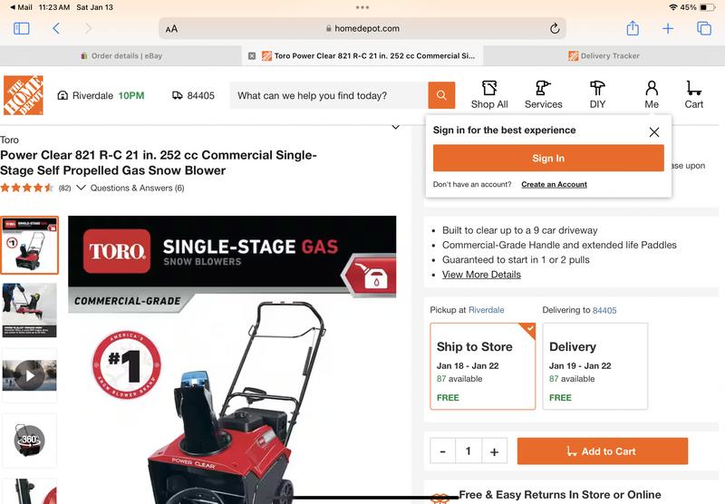 This TORO snow blower is a beast
