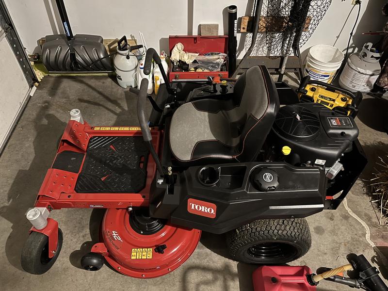 Toro 42 discount inch riding mower