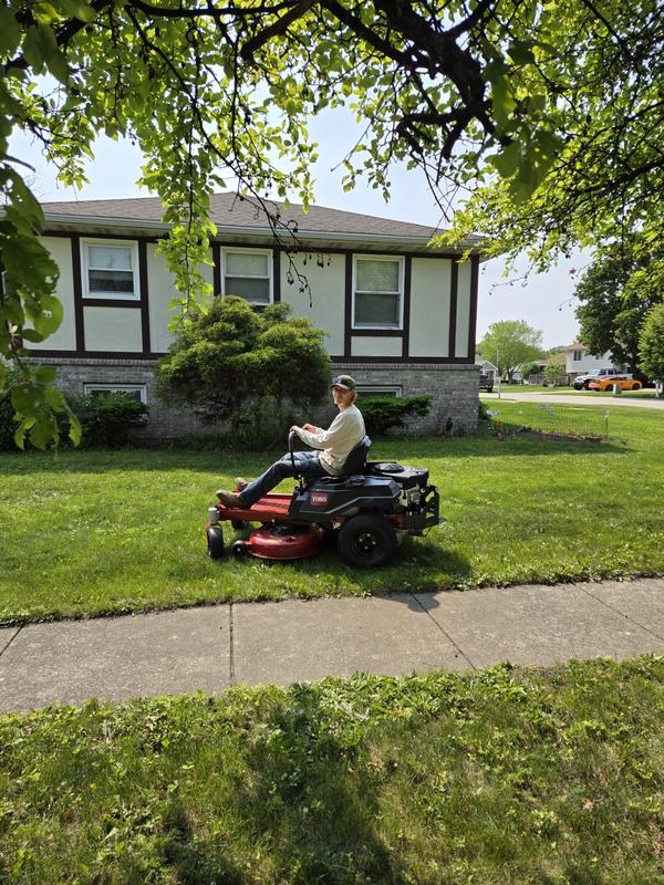 First mowing by Nick