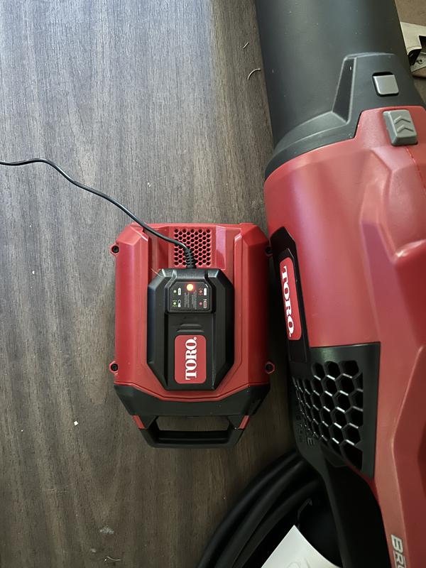 Solid red means too hot to charge according to owner's manual.