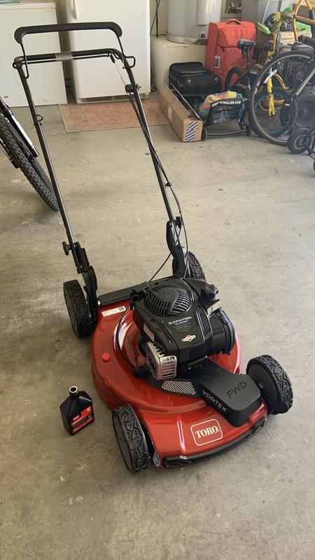 Toro 22 in. Recycler Briggs & Stratton High Wheel FWD Gas Walk Behind Self  Propelled Lawn Mower with Super Bagger 21442 - The Home Depot