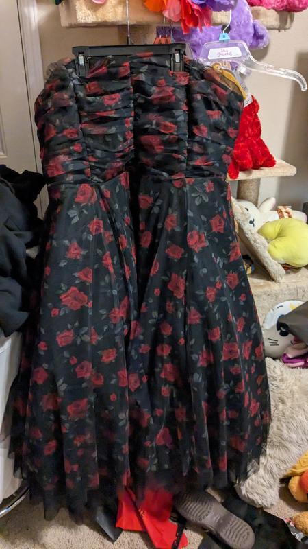 knee length dresses for ladies Thalassa Strapless Corset Maxi Dress