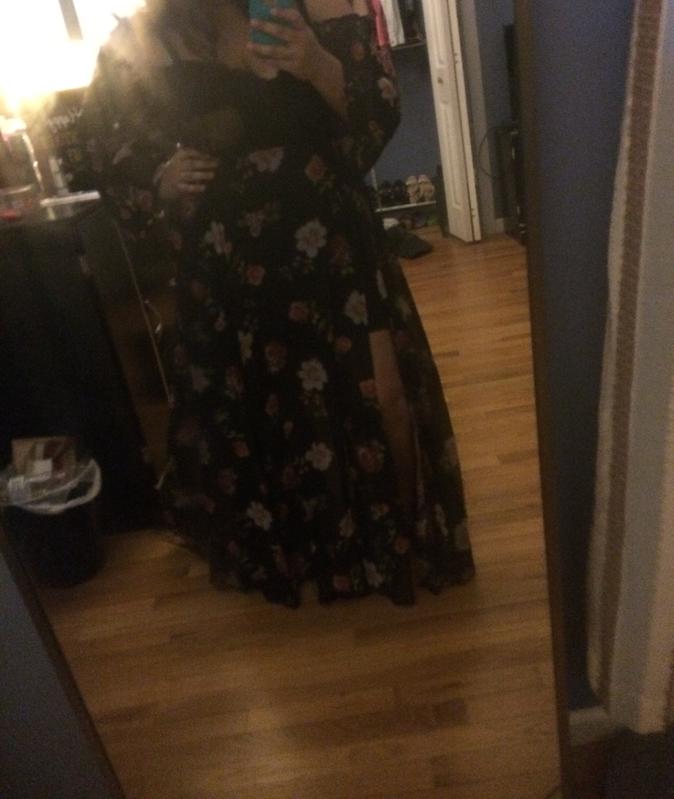 Plus Size - Torrid Insider Floral Print Cold Shoulder Lace Bustier Maxi  Dress - Torrid