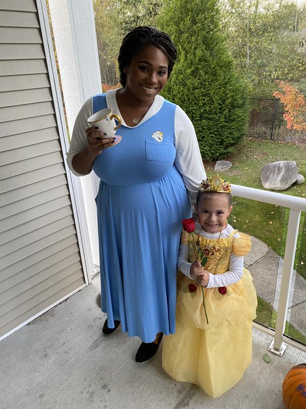 Belle blue dress costume plus size sale