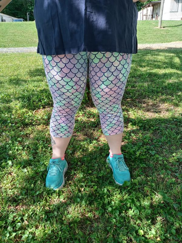 Plus Size - Disney The Little Mermaid Hi-Rise Capri Legging