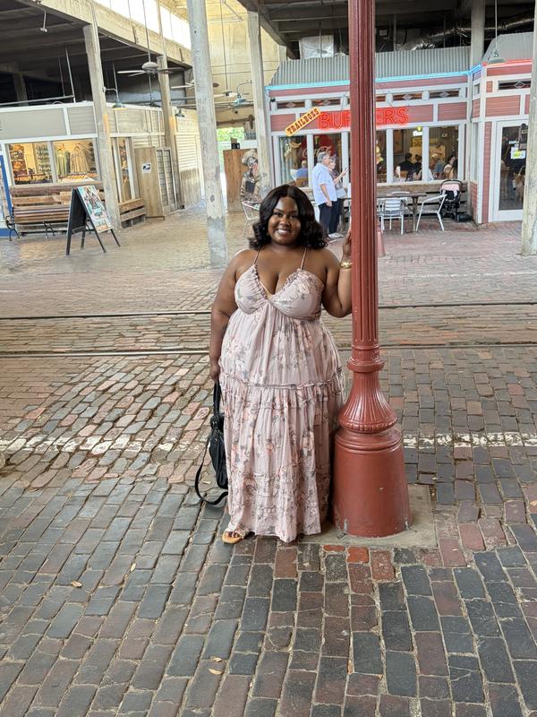 Plus Size - Festi Cross-Front Halter Maxi Dress - Torrid
