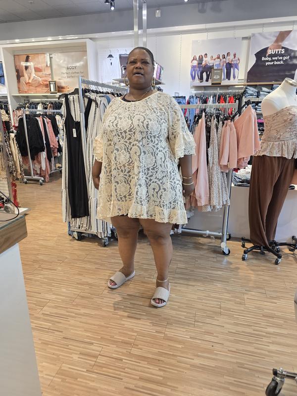 Plus Size - Festi Hi-Low Lace Tunic Top - Torrid