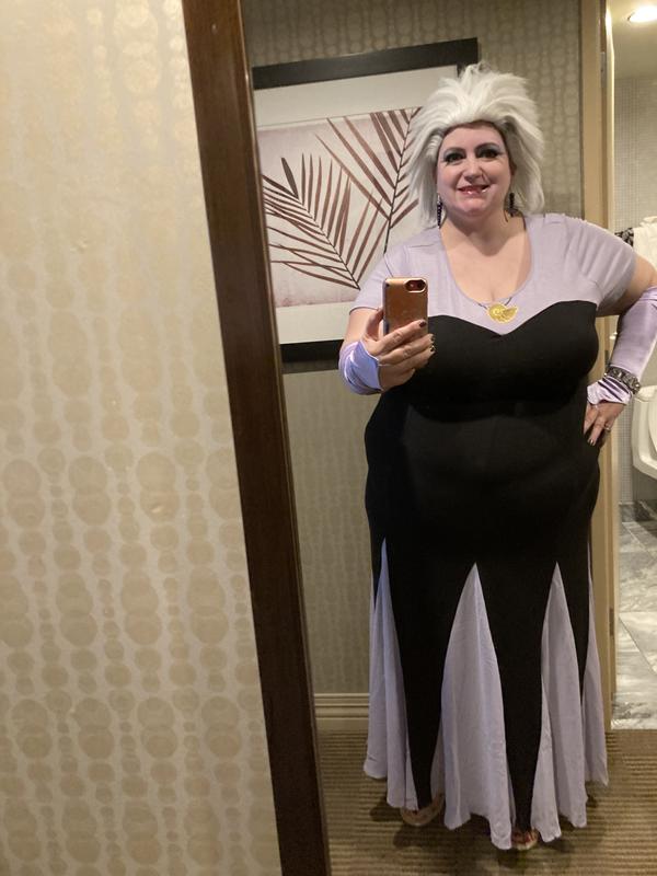 Torrid dress and heels from Marshall's for our honeymoon cruise