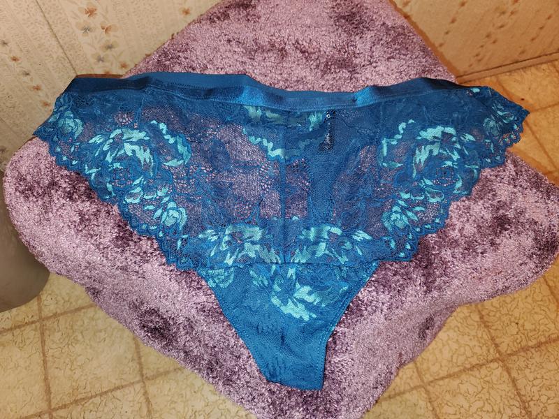 Plus Size - Unlined Underwire Thong Bodysuit - Lace Sea Blue - Torrid