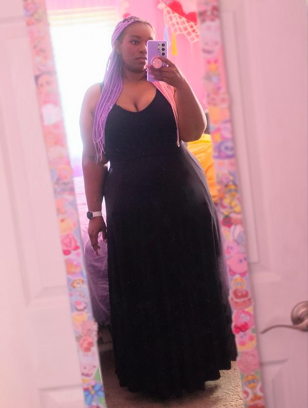 Plus Size - Super Soft Jersey V-Neck Maxi Dress - Torrid