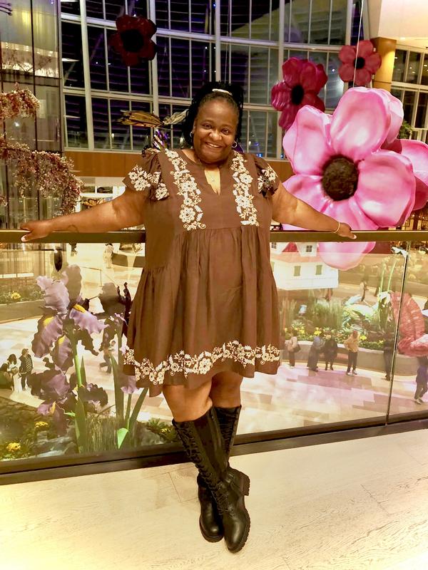 Plus Size - Belle Isle Flutter Sleeve Trapeze Dress - Torrid