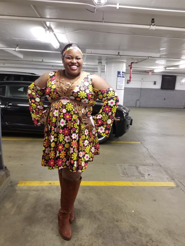  Plus Size Hippie Costume