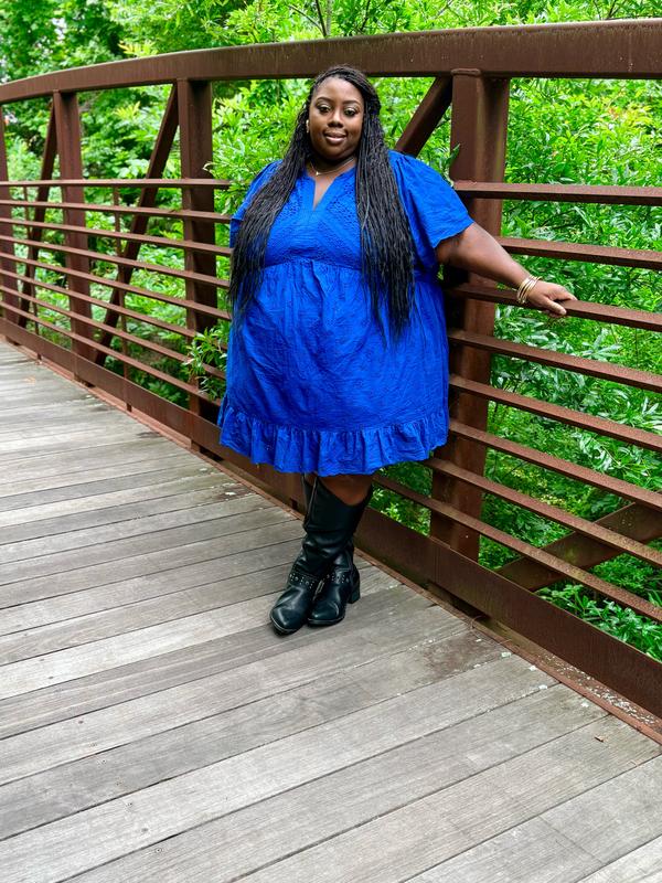 Plus Size - Belle Isle Eyelet Mini Dress - Torrid