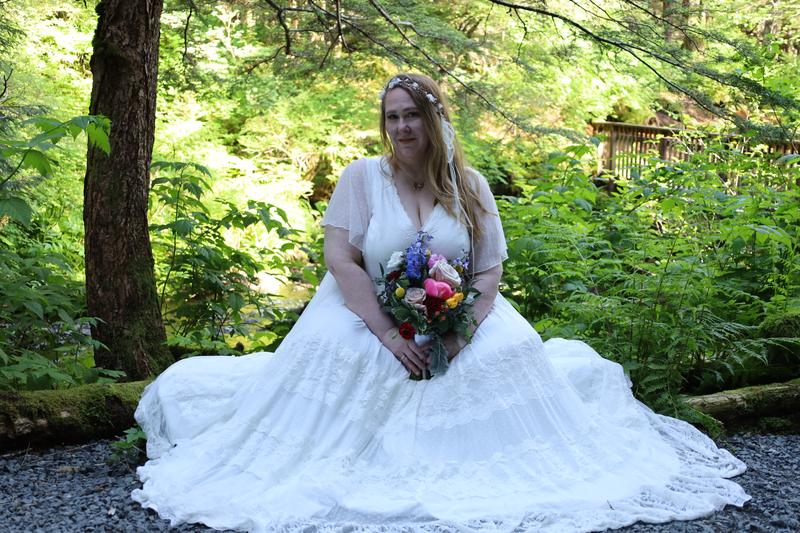 white christmas dresses Women's Chiffon Lace Beaded A Line Plus Size Boho Wedding Dresses for –  Hebebridal