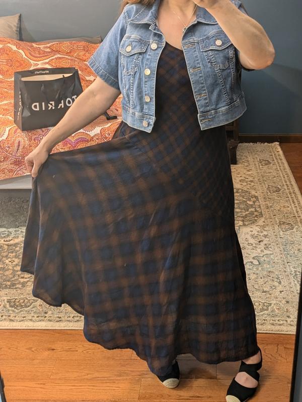 Plus Size - Plaid Maxi Dress - Torrid
