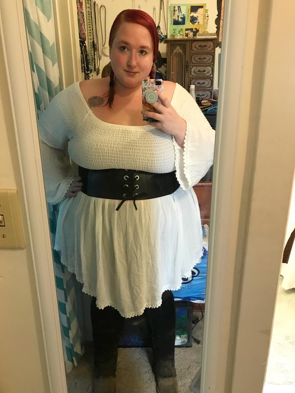 Plus Size Faux Leather Lace Up Corset Belt Torrid