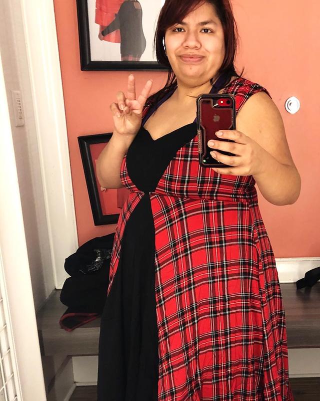 Torrid retro chic offers plaid dress