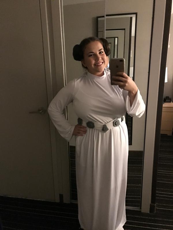 Size - Star Wars Princess Leia White Maxi Dress - Torrid