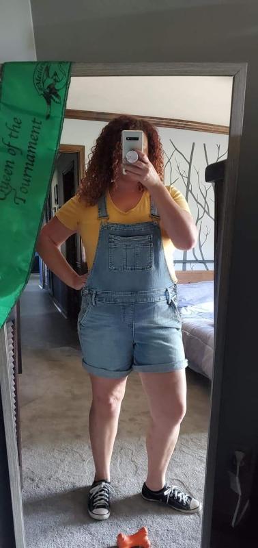 Torrid store overalls shorts