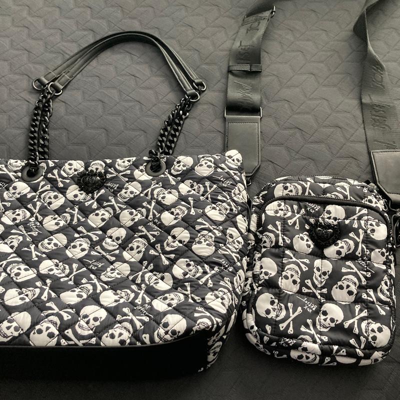 Limited time best set Johnson skull bag deals GRAY