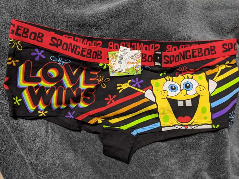 Nickelodeon SpongeBob SquarePants Underwear Boyshort Panties
