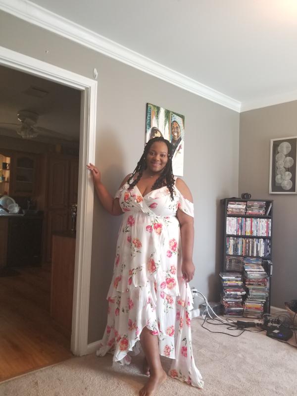 Outfit: Torrid Floral Sundress and 6 Things to Wear Under White - Redstreak  Girl