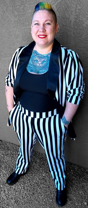 Plus size shop beetlejuice jacket